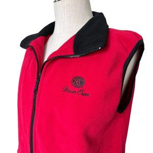 VAIL Fleece Vest - Size Medium - Red - Beaver Creek Ski Resort